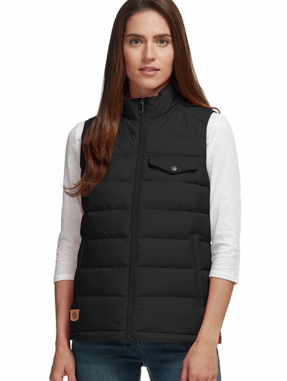 Fjallraven Greenland Down Liner Vest Black Women's Large Outdoor Winter